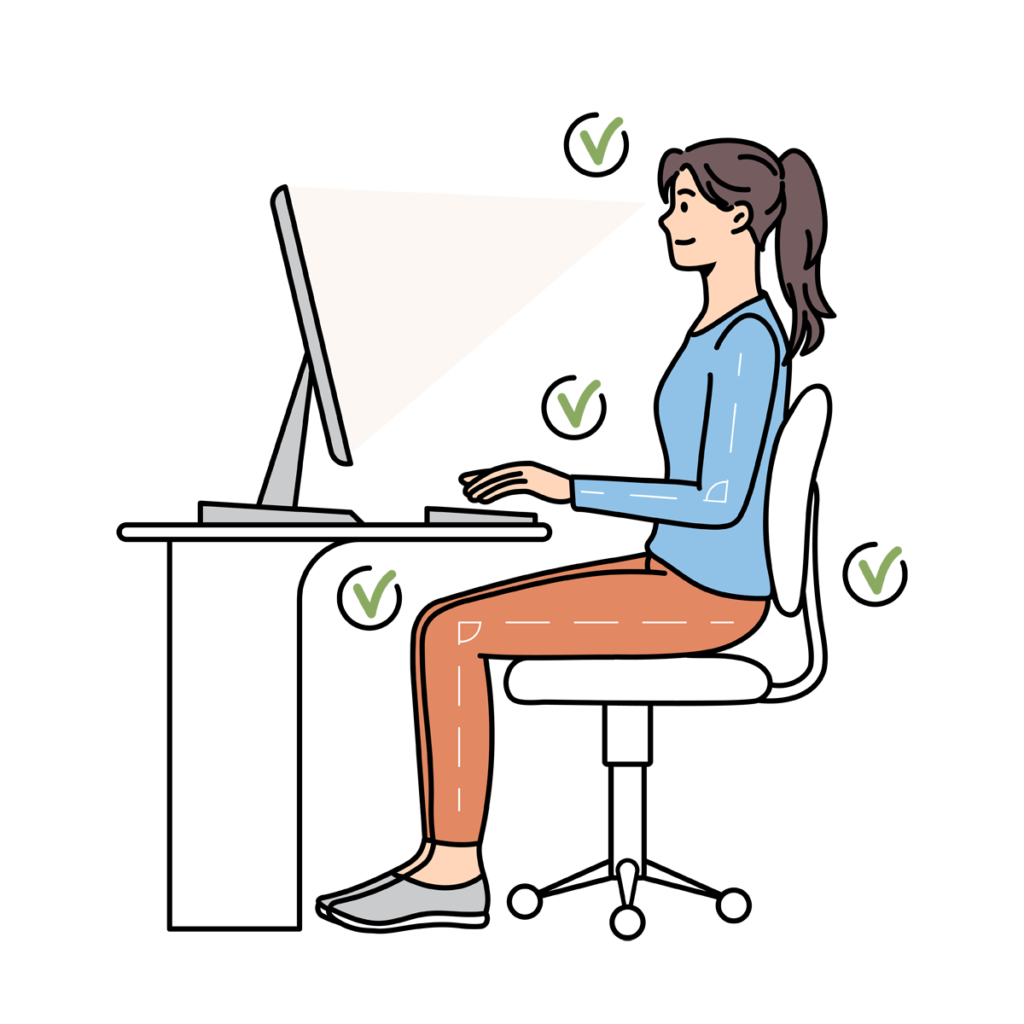 Typing Test Right Posture