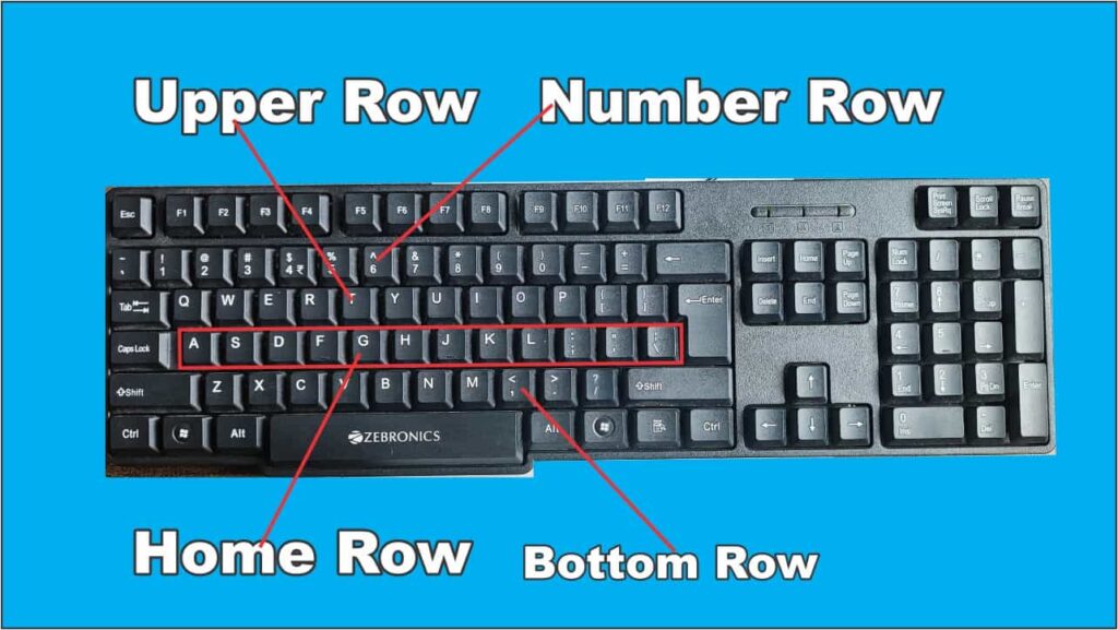 Home Row Typing Keyboard